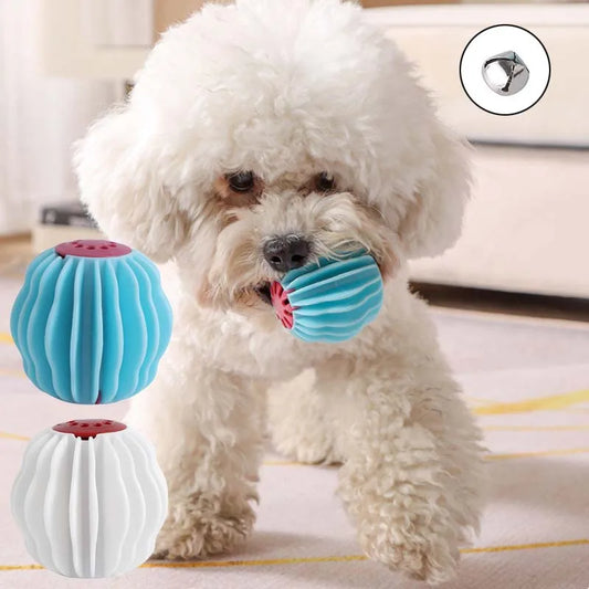 Dogs Interactive Toys TPR Dog Chew Toy Pet Teeth Cleaning Bite Resistance Dog Ball Puppy Sound Toy Pet Products Accessories