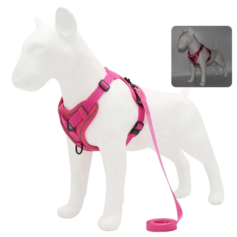 the PAWCOUTURE HARNESS - Harness and Leash Set, Pet Accessories, Dog Harness for Small Dog, French Bulldog, Pug, Pitbull Puppy Pectoral Collar, Dog Supplies