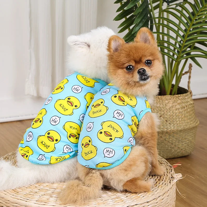 Pet Clothes for Small Dogs Cats Shirt for The Summer Dog Clothes for Chihuahua Corgi Bichon Poodle Pug Papillon Teddy Pomeranian