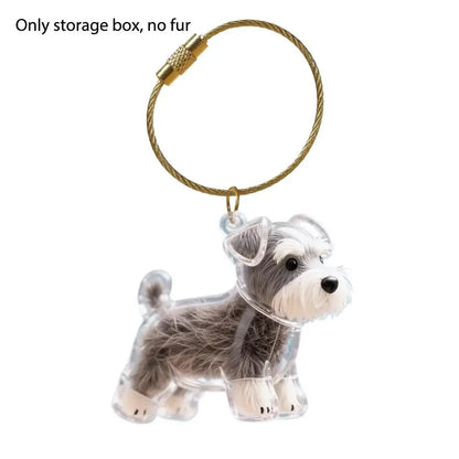 Keychain For Collecting Cat And Dog Hair, Fur Life Pendant For Dogs, DIY Pet Furs Collection Keychain, Pet Fur Keepsake