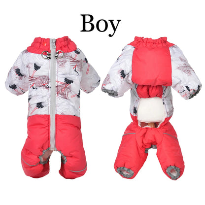 Warm Thick Dog Jumpsuit for Small Dogs Puppy Clothes Boy Girl Pet Onesie Suit Pomeranian Yorkies Overalls Pijama De Perro