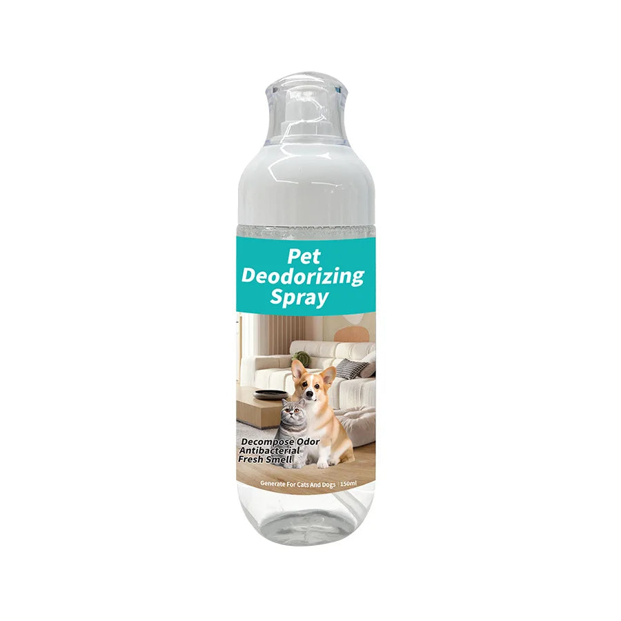 the DEORDORANT SPRAY - Portable Pet Deodorant, Green Tea Fragrance Spray, Bactericidal Deodorant, Non-Pungent Deodorant Dog and Cat Urine Spray
