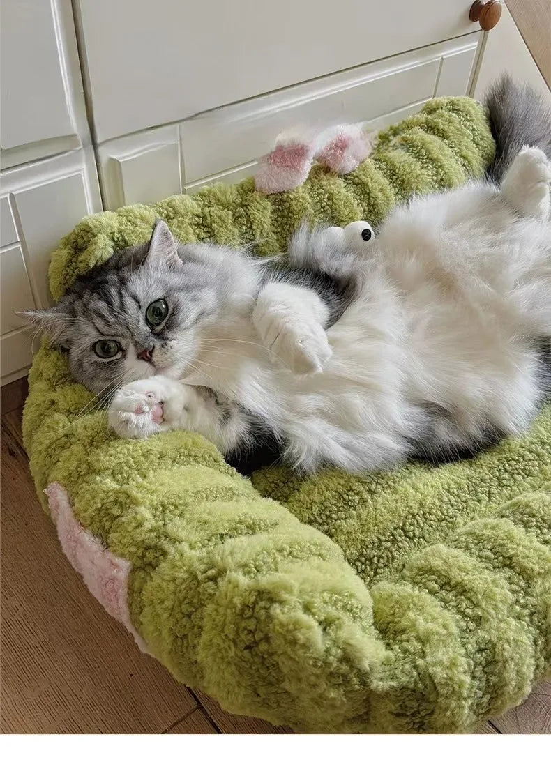 Puppy special sofa kennel winter warm pet Internet celebrity cat nest small dog dog sleeping mat cushion winter bed