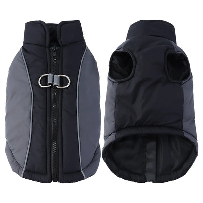 Waterproof Pet Vest Coat For Winter Warm Dog Jacket For Small Meidum Dogs Reflective Puppy Outfits With D-ring Chihuahua Apparel