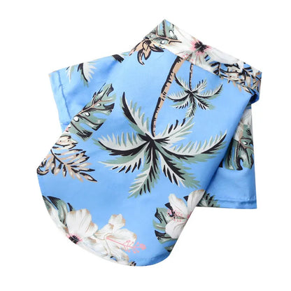 Summer Pet Dog Clothes Cool Beach Hawaiian Style Dog Cat Shirt Breathable Dog T-Shirts Chihuahua Dog Costumes Pet Puppy Clothing