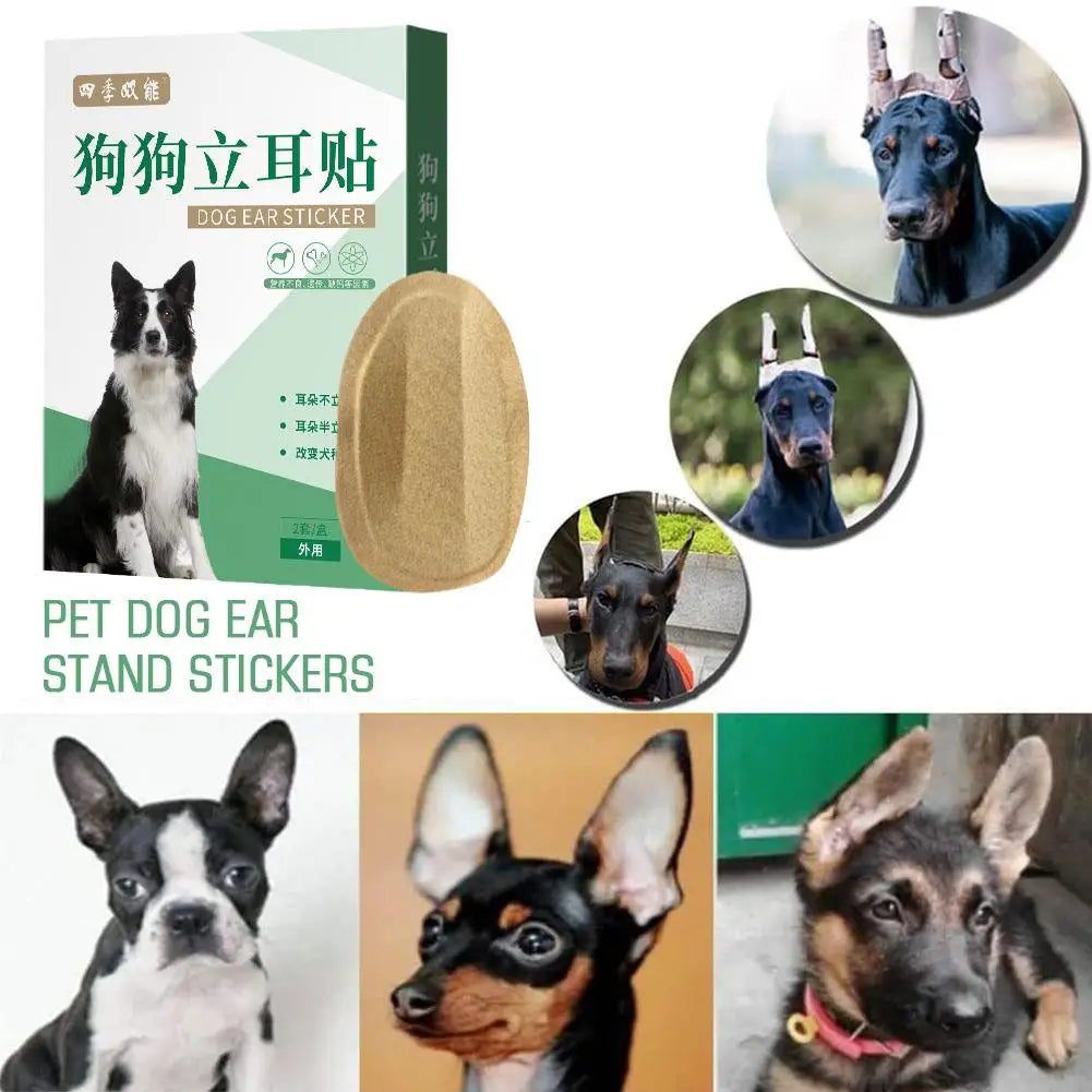 Pet Dog Ear Stand Stickers Free Standing Ear Correction Aid Stickers Large And Small Dogs Ear Stand Straightener Accessories