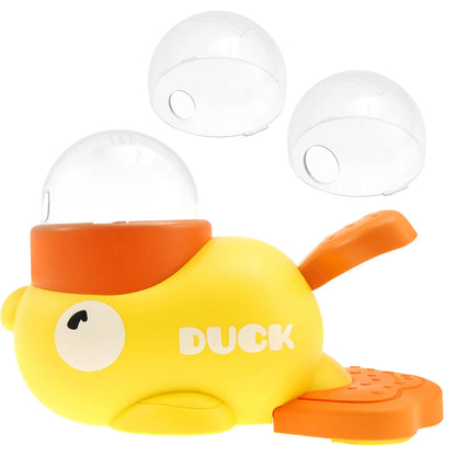Interactive Duck Shaped Dog Slow Feeder Toy Pet Automatic Intelligence Food Dispenser Training Cat Dog Snack Toy