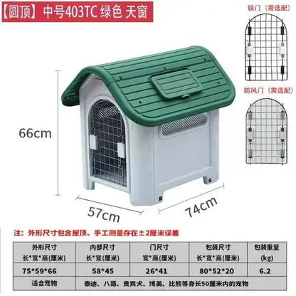 the BACKYARD DOG - Large Kennell Crate Doghouse, Accessories Playpens Outdoor Carrier, Doghouse Pet Supplies, Play Pen Mascotas Dog Furniture