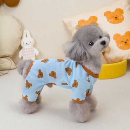 For Dogs Jumpsuit Puppy Pajamas Small Medium Pet Clothing Elegant Four Legs Clothes Chihuahua Pomeranian Costume Pet Supplies