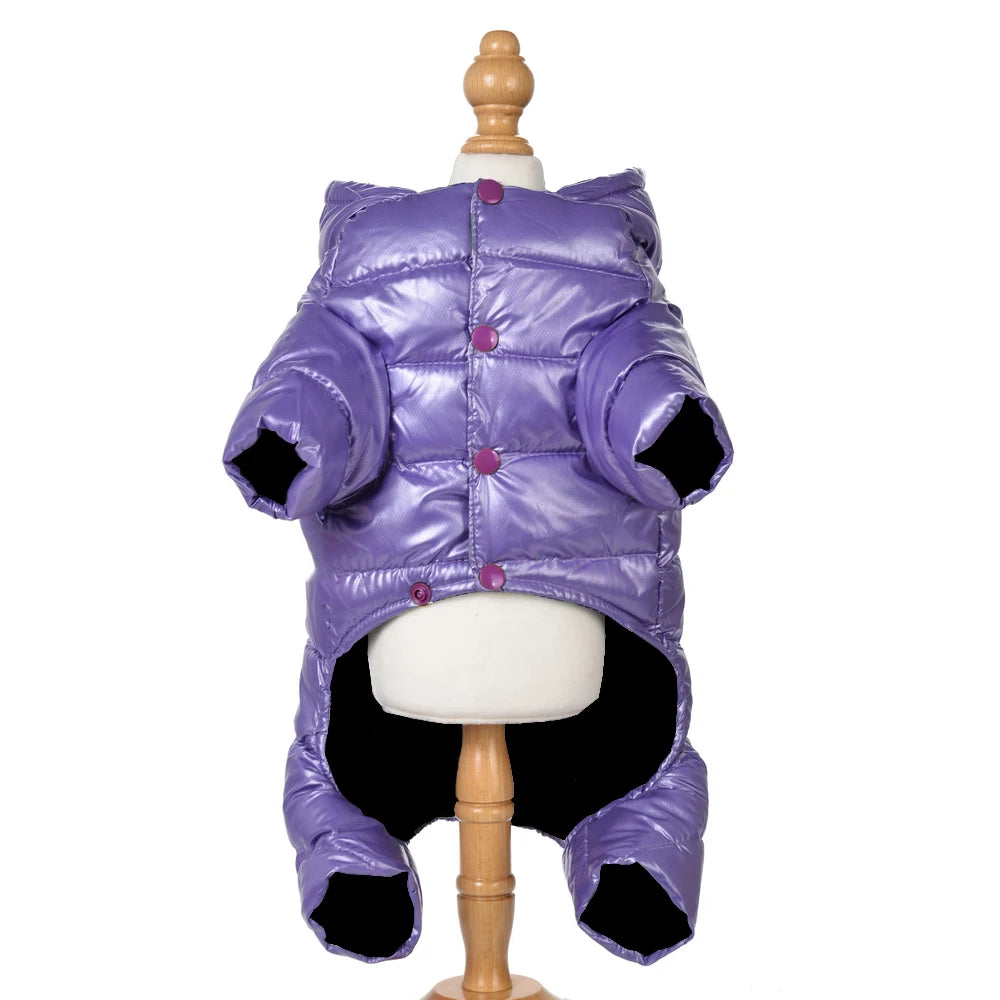 Dog Clothes for Small Medium Dogs Cats Autumn Winter Thicken Fleece Puppy Striped Pet Jacket Coat Yorkshire Bulldog Pug Jumpsuit