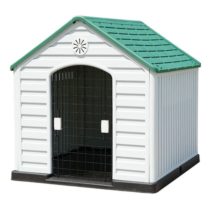 the SNOOPY DOGHOUSE - Luxury Big Plastic Doghouse, Outdoor Large Doghouse, Pet Dog Home