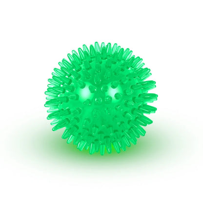 Pet Dog Toys Cat Puppy Sounding Toy Polka Squeaky Tooth Cleaning Ball TPR Training Teeth Chewing Toy Thorn Macaron Balls