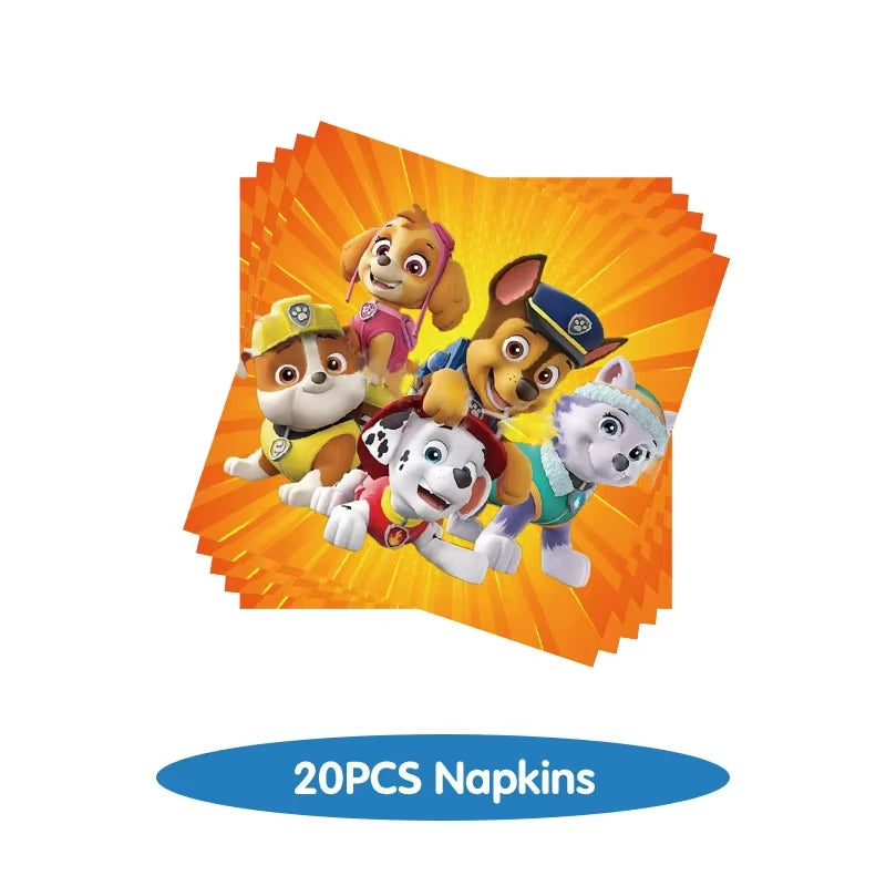 Paw Patrol Birthday Decoration Skye Birthday Decorations Set Balloons Backdrop Plates Cups Paw Patrol Birthday Party Favors Gift