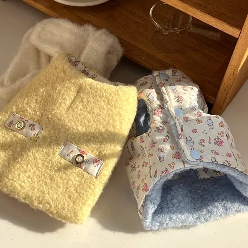 Pet cotton coat - Dog clothes - Small dog - Cat cotton jacket