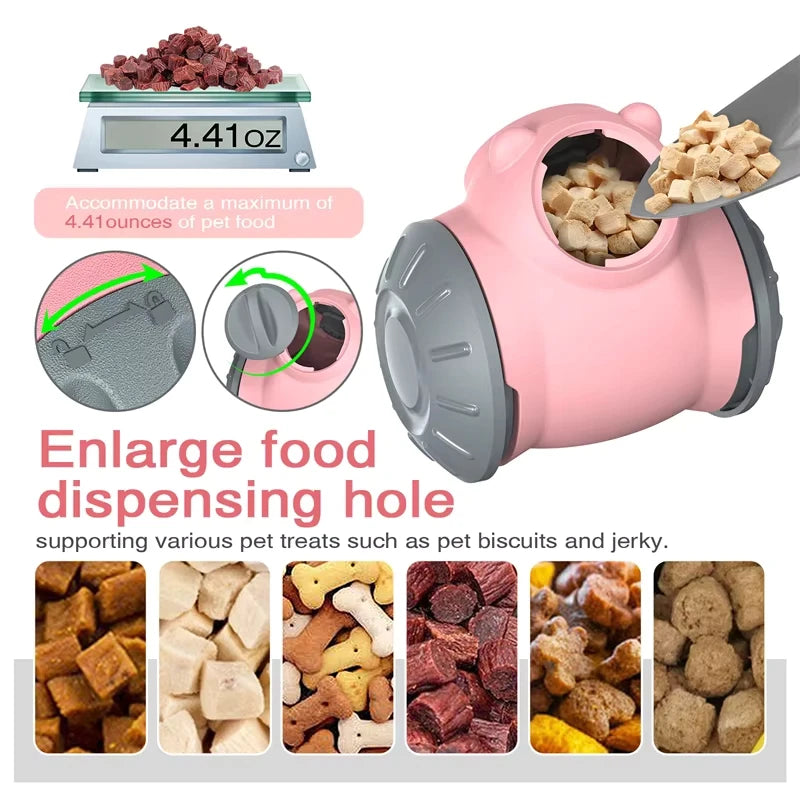 Dog Toy Ball for Aggressive Chewers, Interactive Fetch Dog Ball with Fun Squeaky Wobble Giggle Sound, Durable for Medium Dogs