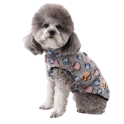 Winter Dog Jacket For Small Medium Dogs With D-ring Elasticity Reflective Puppy Fleece Clothes Yorkshire Schnauzer Pet Costume