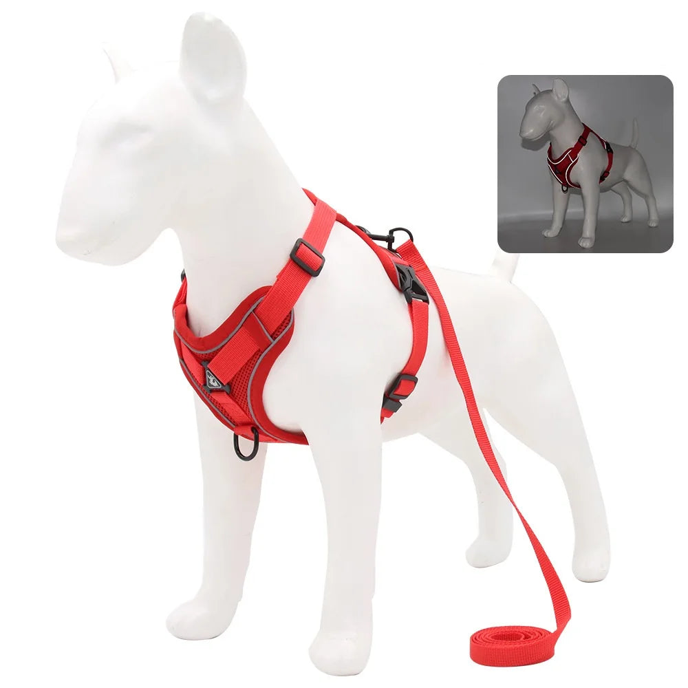 the PAWCOUTURE HARNESS - Harness and Leash Set, Pet Accessories, Dog Harness for Small Dog, French Bulldog, Pug, Pitbull Puppy Pectoral Collar, Dog Supplies