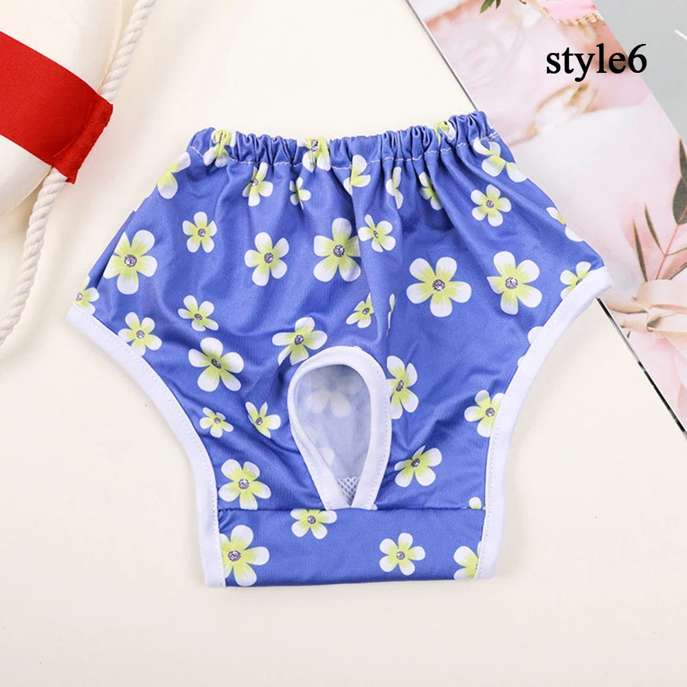 Female dog Cute Washable Male Dog Diapers, Reusable High Absorbency Leak-Proof Male Dog Diapers cat Physiological Pants