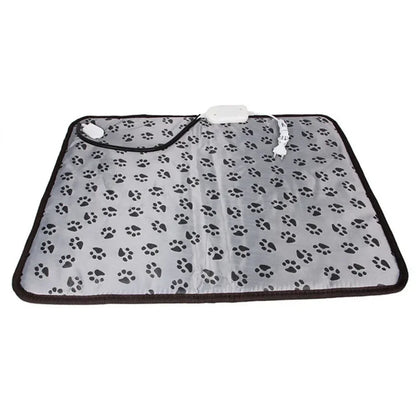 Pet Heated Mat Dog Temperature Adjustable Dog Heating Pad Waterproof Electric Heating Pad 3,9 Gears Timer Dog Sleeping Supplies