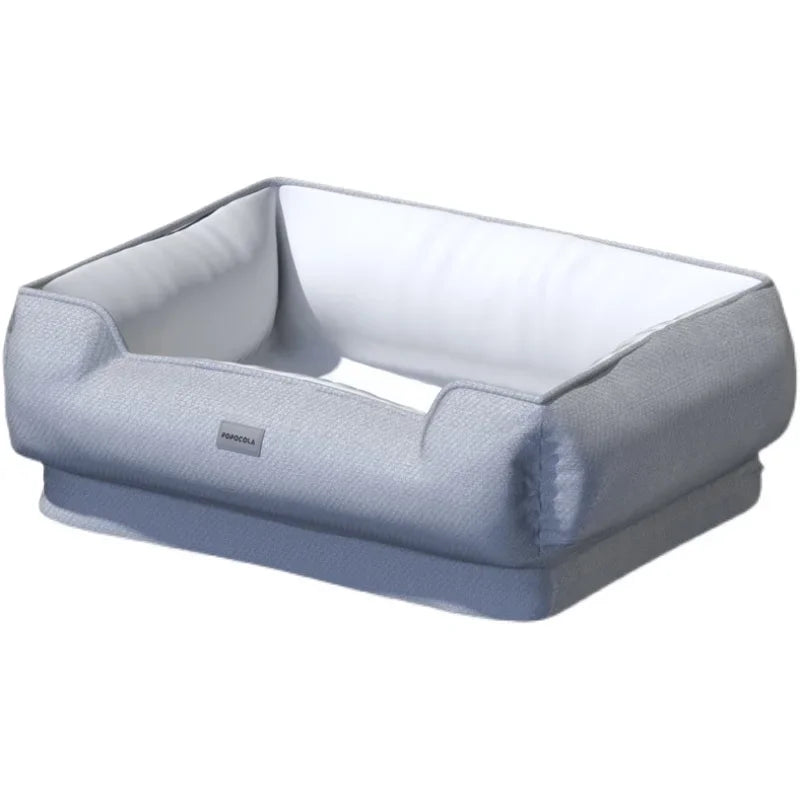 Natural Latex Pet Bed Winter Warm Dog Nest Removable Pet Sleeping Mat Anti-Mite and Antibacterial Cat Bed Soft Foam Pet Mattress