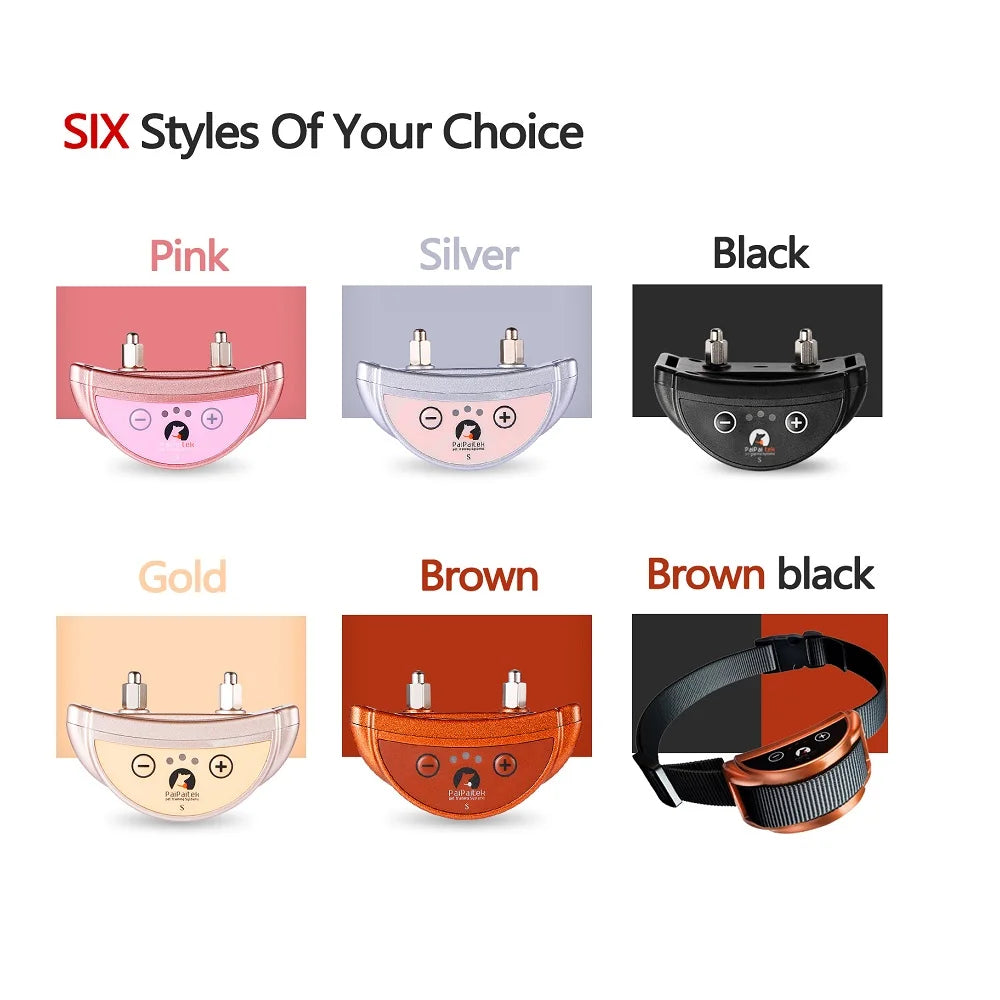 the ANTI-BARK COLLAR - Paipaitek Dog Anti-Barking Collar, IP65 Waterproof Adjustable Pet Dog Training Collar, Dog Trainer Device, Pet Supplies In-Stock
