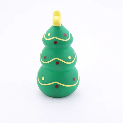 the CHRISTMAS CHOMP TOY - Christmas Themed Pet Squeaky Chew Toys, Santa Tree Elk Design, Durable Latex Rubber Teething Toys for Dogs and Cats, Teeth Grinding