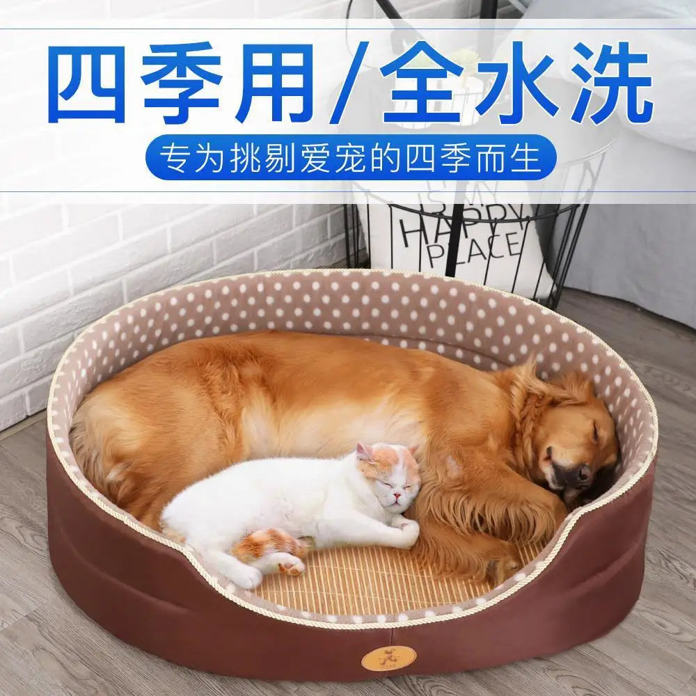 Dog Kennel pet bed Two-sided wave point dog kennel dog kennel for Small Medium pet mattress 3D dog Sofa pet bed cat bed