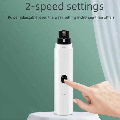 3 Colors Electric Pet Nail Grinder Quiet USB Charging Pet Nail Clipper with LED Safe Cat Grooming Clipper For Cats Dogs