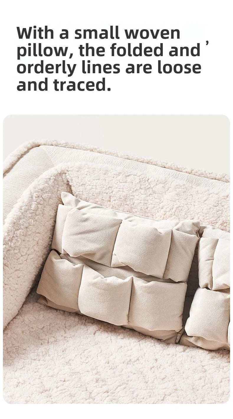 Winter Warm Dog Kennel High Elasticity Sponge Dog Beds Removable Washable Cat/Dog Sofa for Medium-sized Dogs Pet Supplies