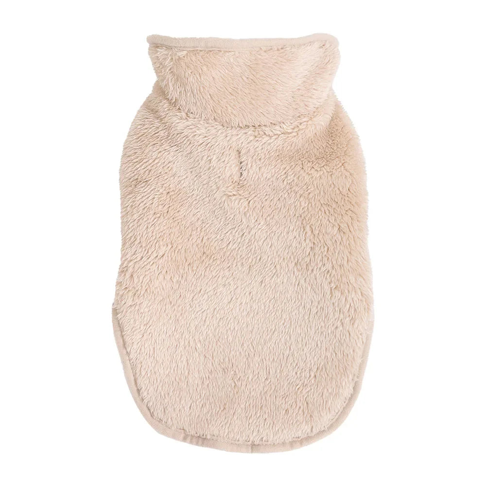 Winter Warm Dog Jacket Sweater For Small Medium Dogs Cats Reversible Fleece Puppy Pedded Clothes Coat Chihuahua Yorkie Costume