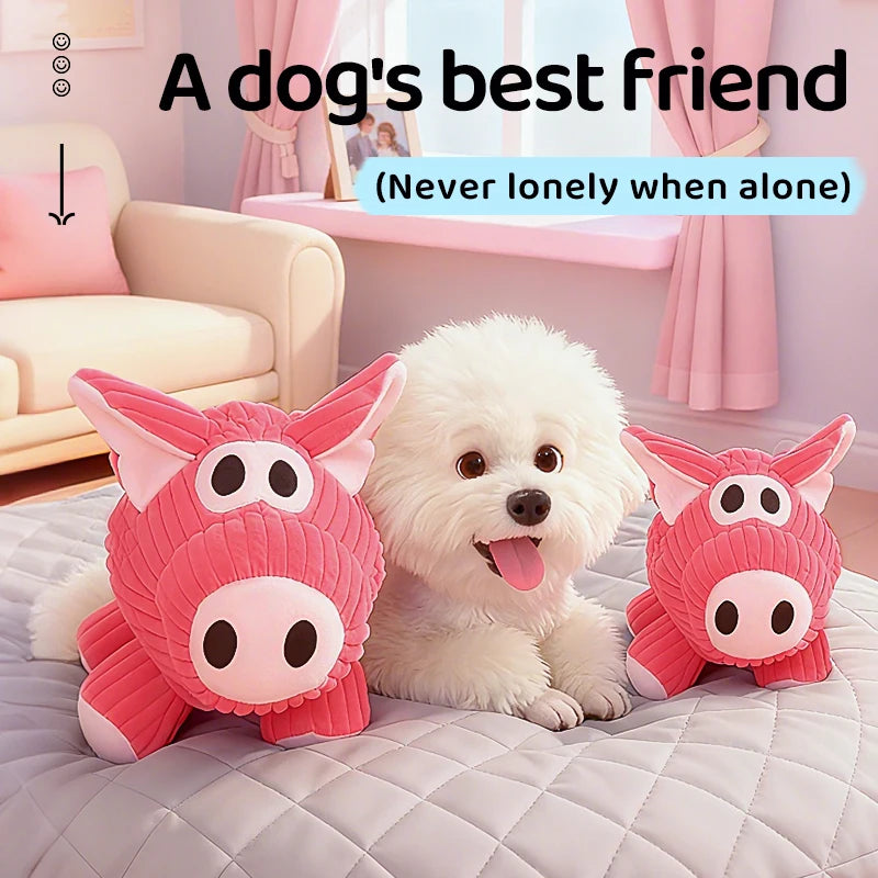 HOOPET Plush Squeaky Dog Toys with Crackling Paper Sound, Chew Resistant Soft Puppy Chew Toys for Boredom Relief
