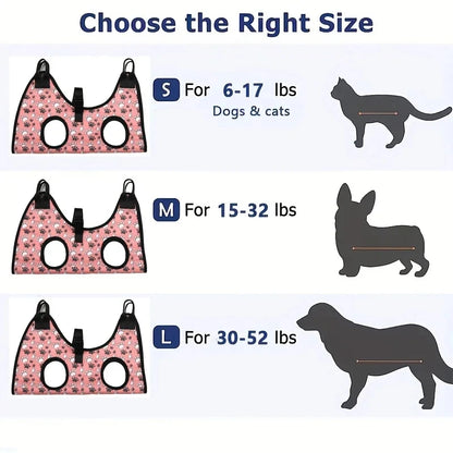 Dog Hammock - Pet Grooming Harness for Nail Trimming Cutting Anti Scratch Dog Sling Bag For Dogs Cats Grooming Supplies