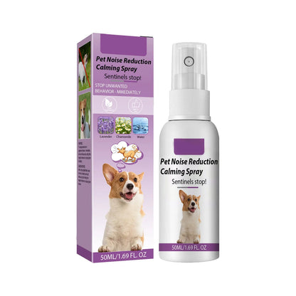 the CALMING SPRAY - 50ml Pet Relaxants, Dog Noise Reduction, Calming Spray for Barking Restless, End the Dog's Negative Behavior, Pet Health Supplies