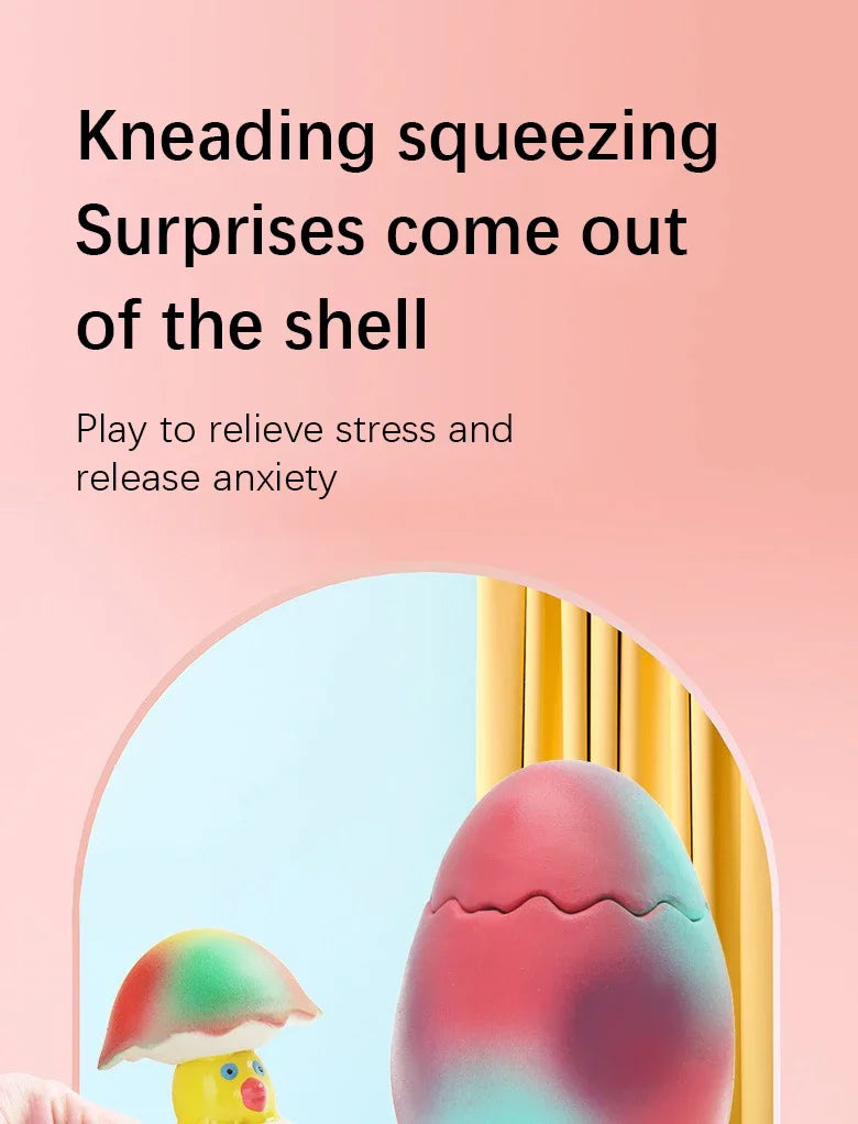 Dog Latex Toys Interactive Games Stretchable Dragon Eggs Teething Playing Easy Clean Squeeze Transform Sound Toys Pet Supplies