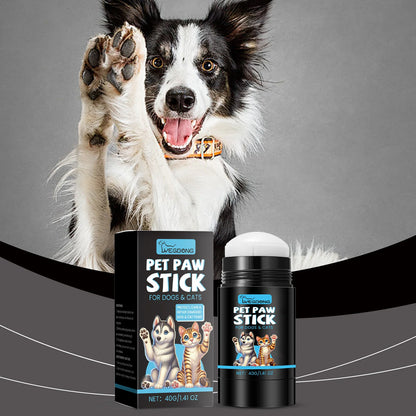 the PET PAW STICK - Pet Paw Balm, Helps Soothe and Protect Dry Cracked Noses/Paws with Natural Dog Paw Oil, Moisturizing Paw Protectant Pet Care