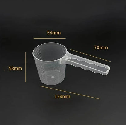 1/3Pc 100ml Transparent Pet Measuring Spoon With Scale Dog Cat Feeding Shovel Tableware Pet Supplies Milk Powder Seasoning Scoop
