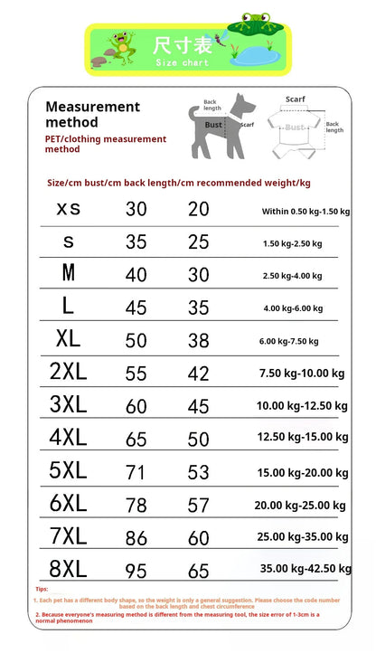 the DAISY DOG - Large, Medium and Small Dog Clothes, Winter Windproof Clothing For 1-45kg Dogs, Pet Coat, French Bulldog, Velvet Vest for Kitty/Doggy