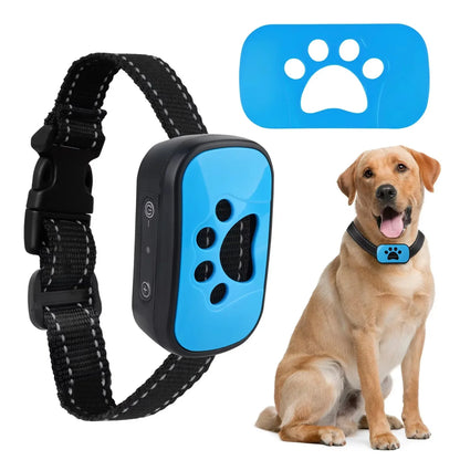 the BARK NO-MORE - Pet Dog Anti Barking Device, USB Rechargeable Dogs Training Collar, Ultrasonic Stop Barking Vibration Anti Bark Collar