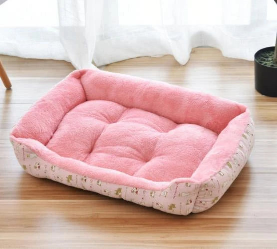 Warm Dog House Soft Nest Pet Large Dog Bed Baskets Fall Winter Kennel For Cat Washable House Puppy Supplies Cotton Kennel Mat