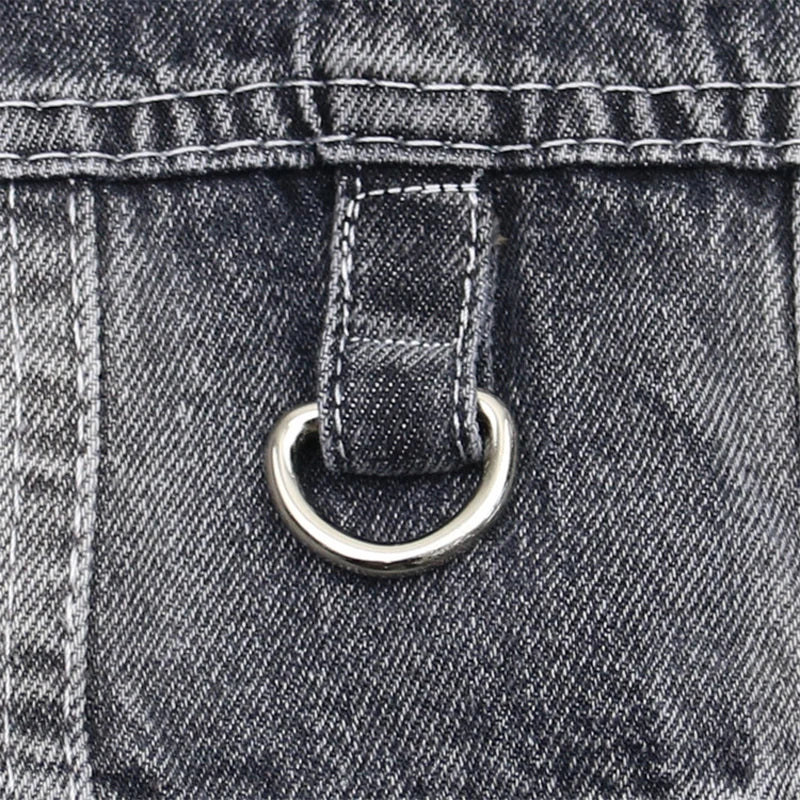 Dog Jeans Jacket ,Cool Puppy Summer Clothes ,Dog Denim Shirts for Small Boy Dogs Cats Outfits Washable Durable Harness Vest