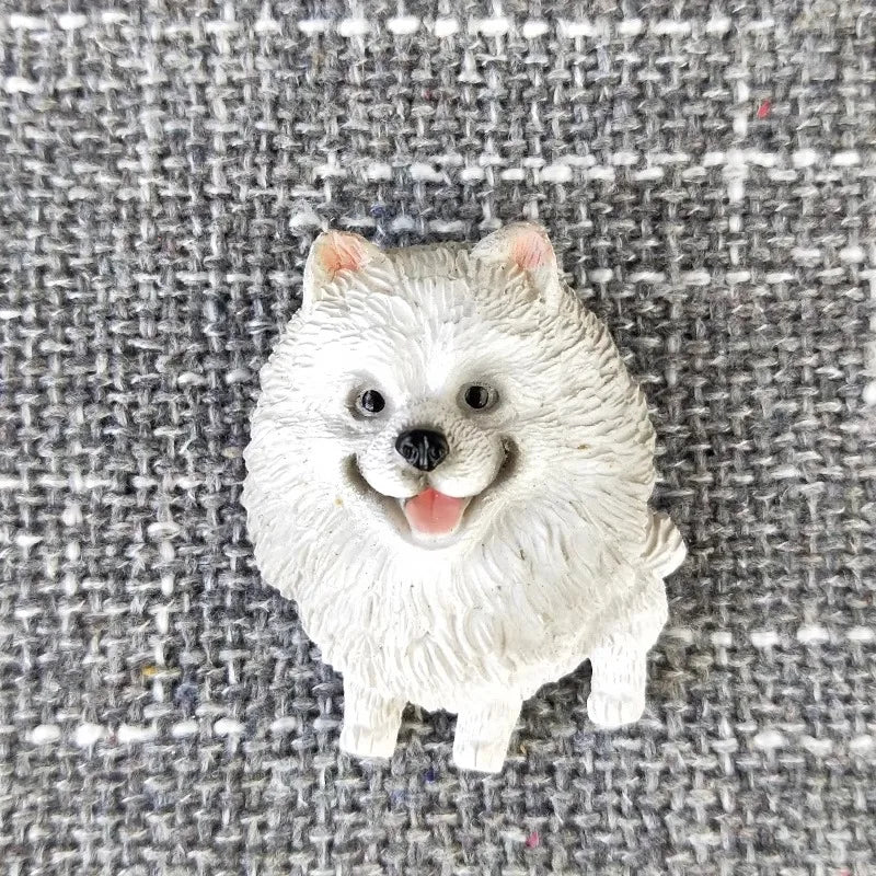 3D animal magnet refrigerator sticker simulation dog labrador Pug corgi Teddy Bichon resin Craft wall door home decoration gifts