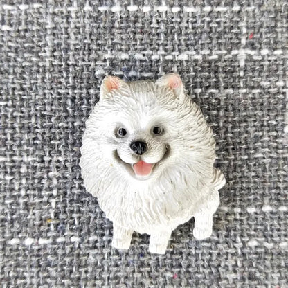 3D animal magnet refrigerator sticker simulation dog labrador Pug corgi Teddy Bichon resin Craft wall door home decoration gifts