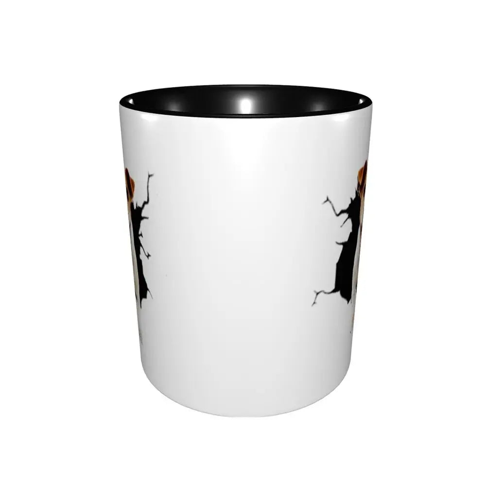 Dog Jack Russell Terrier -cute Gift Jack Russell Terrier For Mom Mug Funny Ceramic Coffee Cups Tea Mugs Milk Cup Drinkware Gifts