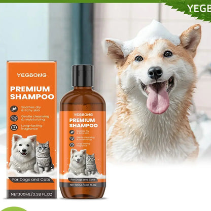 the SOAP & SUDS SHAMPOO - Natural Pet Shampoo for Dogs & Cats, Coconut Oil Derivative Formula, Removes Odor & Tangles, Flea & Insect Repellent