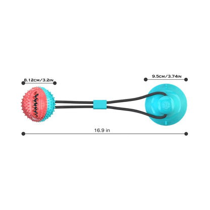 Dog Chew Toys for Aggressive Chewers, Indestructible Tough Squeaky Mental Stimulation Teeth Grinding Interactive Dog Chew Toys