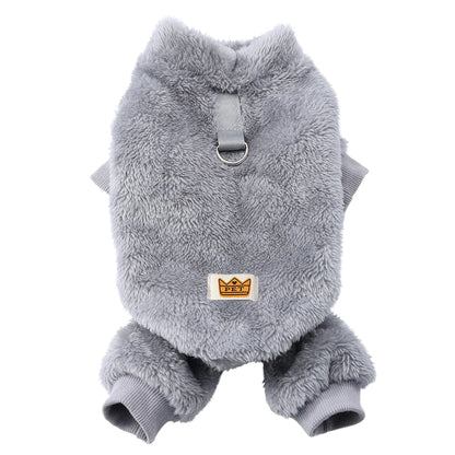 Pet Dog Jumpsuit Cozy Dog Clothes For Small Medium Dogs Cats Autumn Winter Puppy Soft Costumes Chihuahua French Bulldog Clothing