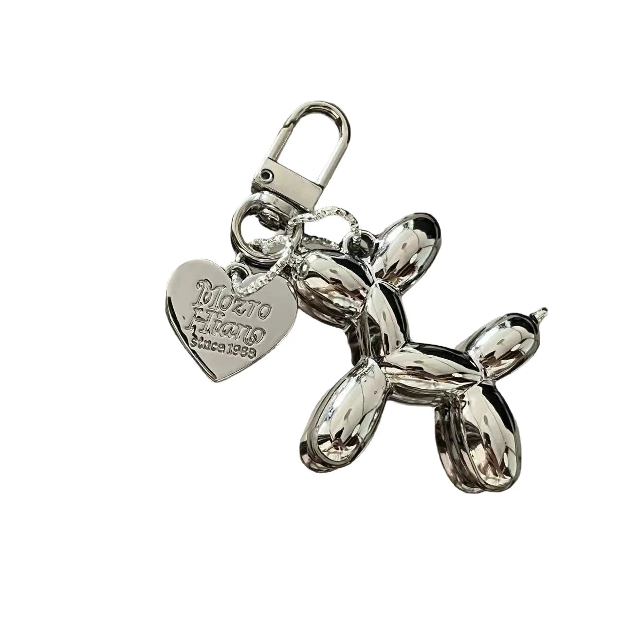 1PC fashion Adorable Balloon Dog Keychain with Cool Charm Decorative Accessory for Keys Bags & Backpacks Gift