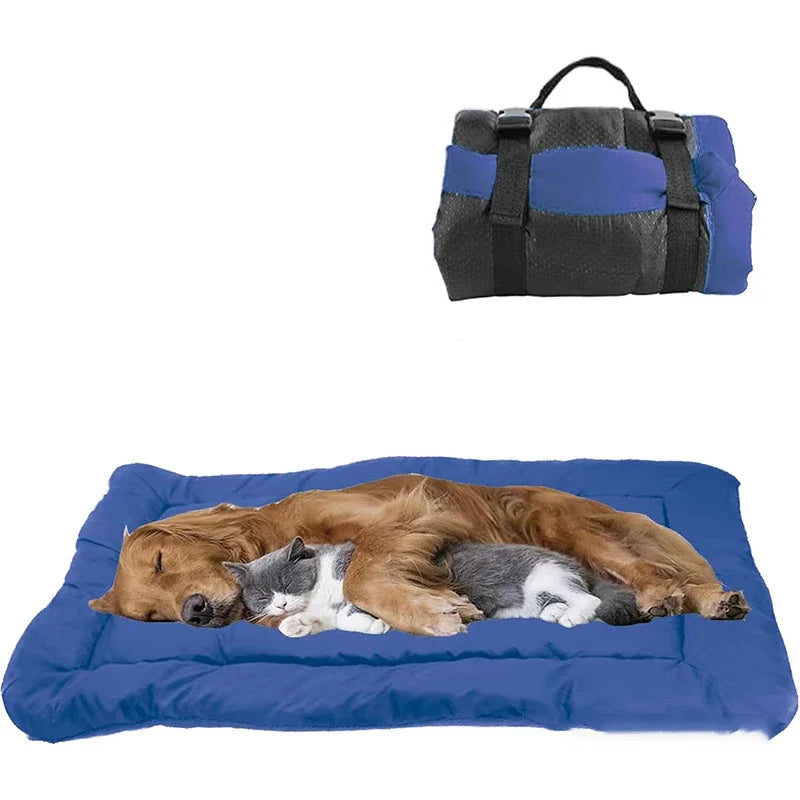 Foldable Outdoor Waterproof Dog Bed Blanket Picnic Dog Mat Car Seat for Small Medium Large Dogs Portable Camping Travel Pet Pad