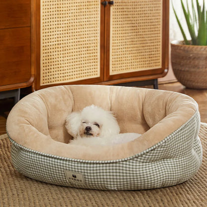 All-Season Convertible Pet Bed - Thermal Pet Sofa Mat for Teddy Dogs & Small Breeds Plush Cushion Soft Cat Bed Sofa