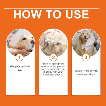 the SOAP & SUDS SHAMPOO - Natural Pet Shampoo for Dogs & Cats, Coconut Oil Derivative Formula, Removes Odor & Tangles, Flea & Insect Repellent